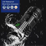 Compact USB Rechargeable LED Flashlight – Portable Tactical Torch with Magnetic Base