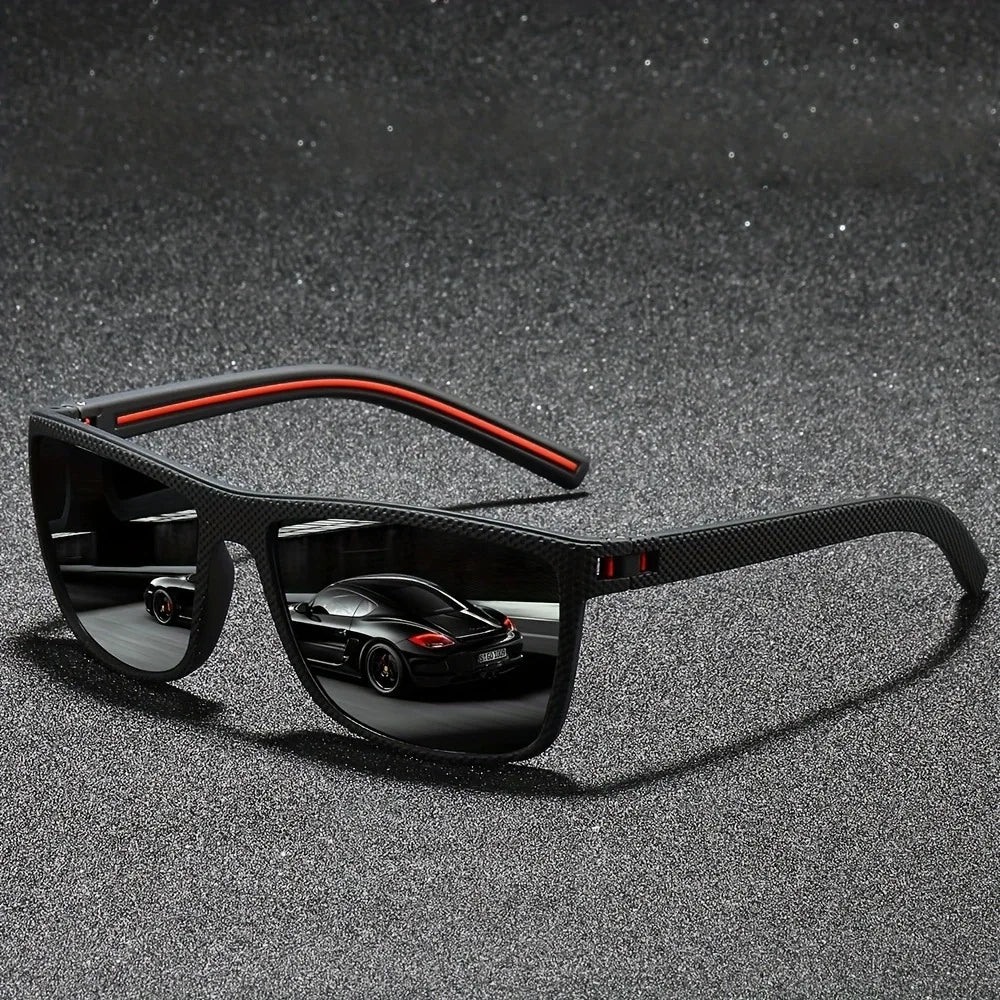 Vintage Square Polarized Sunglasses – UV400 Protection, Fashion Nail Design, Unisex Luxury Shades
