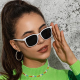 Retro Rectangle Sunglasses with UV400 Mirror Lenses – Stylish Oversized Eyewear for Men & Women