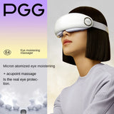 Rechargeable Heated Eye Massager with Vibration & Music – Relieve Eye Strain & Stress Naturally