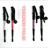 Telescopic Aluminum Hiking Pole for Trekking and Mountaineering