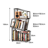 Estantería giratoria para libros, estantería para revistas, organizador de estanterías, estanterías estéticas para niños, estanterías, muebles de almacenamiento