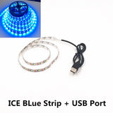 Tira de luces LED USB: luz nocturna flexible de 5 V para TV, PC, computadora portátil y decoración del hogar