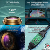 AHD 1080P 170° Car Rear View Camera with Night Vision for VW Audi Porsche