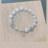 Elegant Crystal Beaded Bracelet – Stylish Opal Gemstone Jewelry for Women