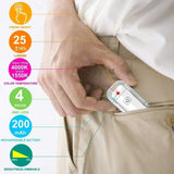 USB Rechargeable Clip-On Book Light with Eye Protection & Adjustable Brightness