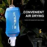 Botella de agua portátil de 401 ml a 500 ml: sin BPA, duradera y compacta para actividades al aire libre