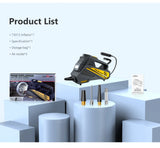 150PSI Portable Electric Tire Inflator with LED Light & Auto Shut-Off – 12V Car Air Compressor