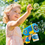 Space Rocket Bubble Blaster - Automatic Bubble Gun for Kids Outdoor Play