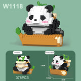 Cute Panda Building Blocks Set – DIY Educational Assembly Toy for Kids