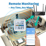 WiFi Smart Temperature & Humidity Sensor – Tuya Smart Life Compatible