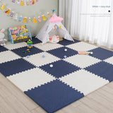 Alfombra de espuma para juegos con forma de rompecabezas para bebés: alfombra de piso suave y segura para niños