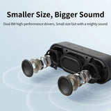 Portable Waterproof Bluetooth Speaker with Deep Bass & 24-Hour Playtime
