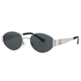 Trendy Oval Sunglasses – UV400 Protection for Women’s Fashion & Outdoor Wear