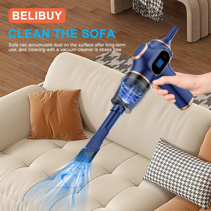 Portable Car Vacuum Cleaner – 95,000PA Powerful Suction for Home & Auto