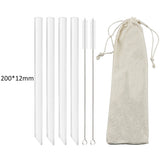 Durable High Borosilicate Glass Drinking Straws – Reusable & Eco-Friendly
