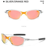 Gafas de sol polarizadas para hombre MTB, gafas de ciclismo UV400, gafas de pesca, gafas de metal para bicicleta, gafas de ciclismo, gafas de montar D4-3