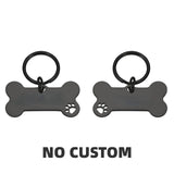 Custom Engraved Stainless Steel Pet ID Tag – Personalized Dog & Cat Nameplate