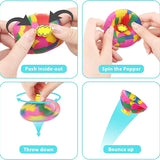 Hip Hop Jump Bouncing Ball – Anti-Stress Fidget Toy for Kids & Adults, Outdoor Fun Spinner Toy