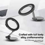 Soporte magnético para teléfono de coche: soporte giratorio de 360° para tablero de instrumentos para conducción con manos libres