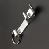 Personalized Stainless Steel Heart Keychain – Trendy Custom Engraved Key Ring
