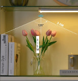 USB Rechargeable LED Motion Sensor Light - Wireless Cabinet Lighting for Kitchen, Bedroom & Hallway