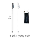 Ultralight Carbon Fiber Hiking Stick with Anti-Shock Grip – Trekking Pole for Mountain Climbing