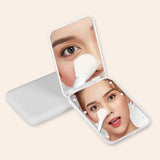 Compact LED Makeup Mirror with Light – 2X Magnifying & Portable Travel Mirror