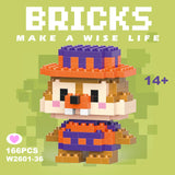 Disney & Sanrio Character Building Blocks Set - 108 Style Stitch & Hello Kitty Collection