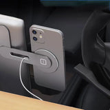 Invisible Foldaway Magnetic Car Phone Mount & 15W Magsafe Wireless Charger