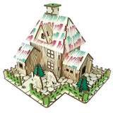 3D Wooden Windmill Puzzle - DIY Educational Building Toy for Kids & Adults