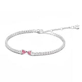 Elegant 925 Sterling Silver Tourmaline Bracelet for Women