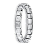 Stainless Steel Hologram Bracelet – Stylish & Durable Unisex Link Chain Jewelry