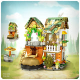 Mini Foldable Lemon Tea Shop Building Blocks Set – Creative City Street Model
