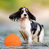 Durable Rubber Flying Disc Toy for Dogs