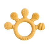 Silicone Baby Teething Ring – Food-Grade, BPA-Free Sensory Toy for Infants & Toddlers