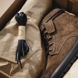 Men’s Ankle High Cow Suede Desert Boots – Winter Lace-Up Casual Footwear