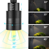 Super Slim LED Aquarium Light – Adjustable 3W Plant Grow Light with 360° Rotation