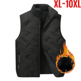 Men’s Fleece Vest with Turtleneck Collar – Stylish Casual Outerwear for Autumn & Winter