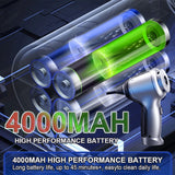 15000Pa Cordless Car Vacuum Cleaner - Powerful Wet/Dry Handheld Vacuum for Home & Auto