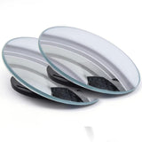 360° Frameless Blind Spot Mirror – Wide-Angle Auxiliary Rearview for Safe Parking & Reversing
