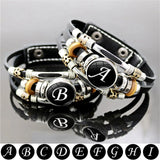 Pulsera con letra inicial personalizada: un regalo elegante y significativo para hombres