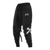 Men’s Hip Hop Sweatpants – Cotton-Blend Full-Length Joggers for Spring & Autumn