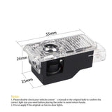VW LED Door Projector Lights - Ghost Shadow Welcome Lights for Passat, Touareg & Phaeton