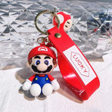 Super Mario Bros Keychain - Cute Character Figure Pendant & Collectible Toy