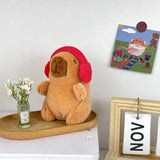 Capybara Plush Toy with Hoodie & Wings - Cute Stuffed Animal Keychain Gift