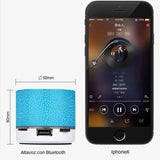 Mini Bluetooth Speaker with Crack LED Lights – Wireless Portable Loudspeaker with USB, SD Card, and Subwoofer for PC & Phone