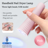 9-LED UV Flashlight - Portable Nail Gel Curing Lamp & Adhesive Dryer