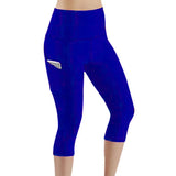 Seamless High-Waist Maternity Yoga Leggings with Pockets – Full-Length, Breathable Stretch Pants