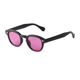 Vintage Shell Round Sunglasses – Retro Fashion Shades for Men & Women (UV400 Protection)